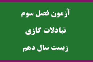 آزمون فصل تبادلات گازی